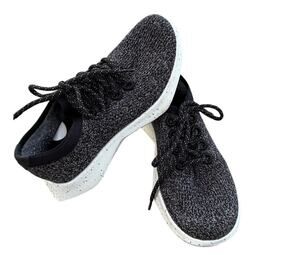Allbirds Wool Sustainable Running Shoes - Black/White - Size Women's 8